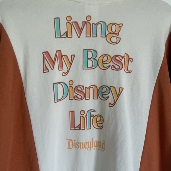 Disney World “ Living My Best Life” 1/4 Zip Pullover Sweatshirt Pockets Logo 1X - Picture 9 of 11